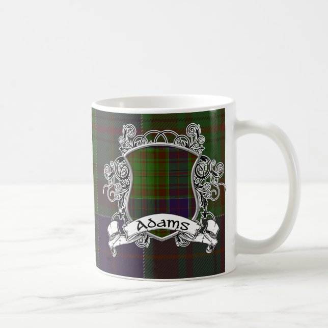 Caneca De Café Protetor do Tartan de Adams (Direita)