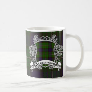 Caneca De Café Protetor do Tartan de Alexander