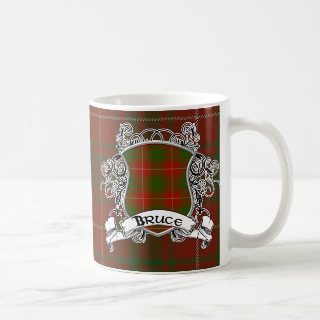 Caneca De Café Protetor do Tartan de Bruce (Direita)