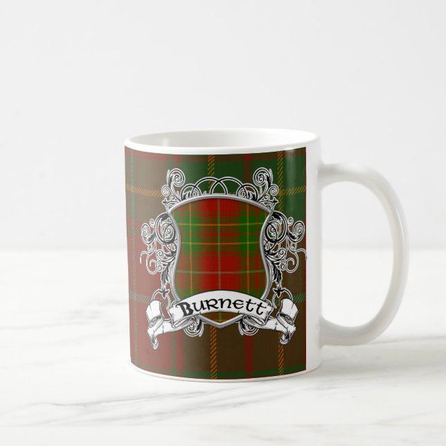 Caneca De Café Protetor do Tartan de Burnett (Direita)