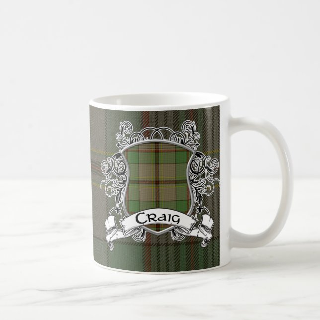 Caneca De Café Protetor do Tartan de Craig (Direita)