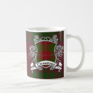 Caneca De Café Protetor do Tartan de Crawford