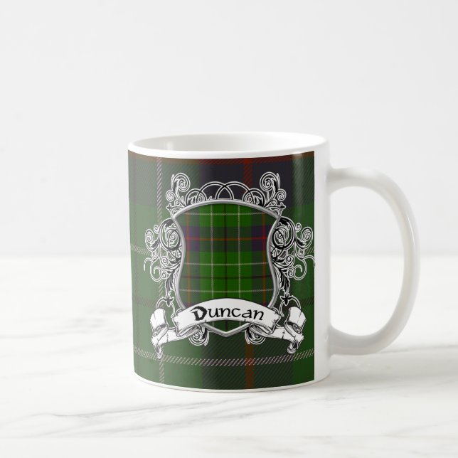 Caneca De Café Protetor do Tartan de Duncan (Direita)