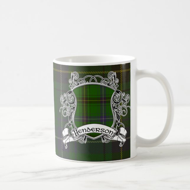Caneca De Café Protetor do Tartan de Henderson (Direita)