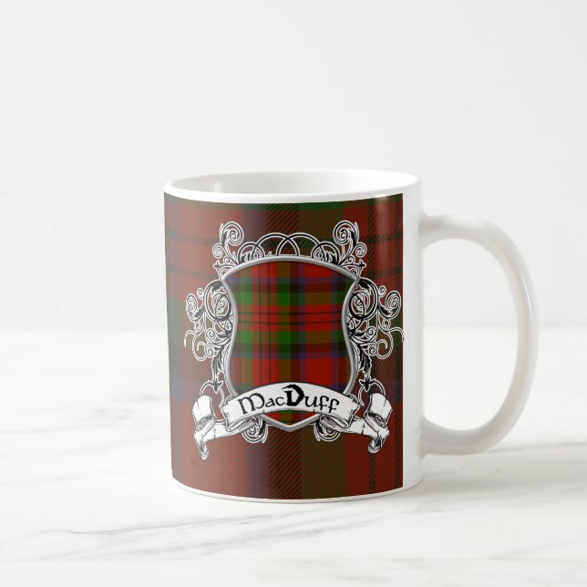 Caneca De Café Protetor do Tartan de MacDuff (Direita)