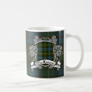 Caneca De Café Protetor do Tartan de MacKenzie