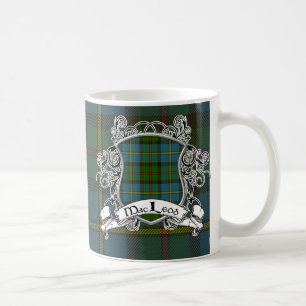 Caneca De Café Protetor do Tartan de MacLeod