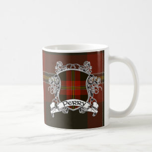 Caneca De Café Protetor do Tartan de Perry