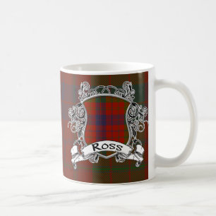Caneca De Café Protetor do Tartan de Ross