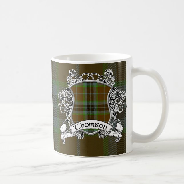 Caneca De Café Protetor do Tartan de Thomson (Direita)