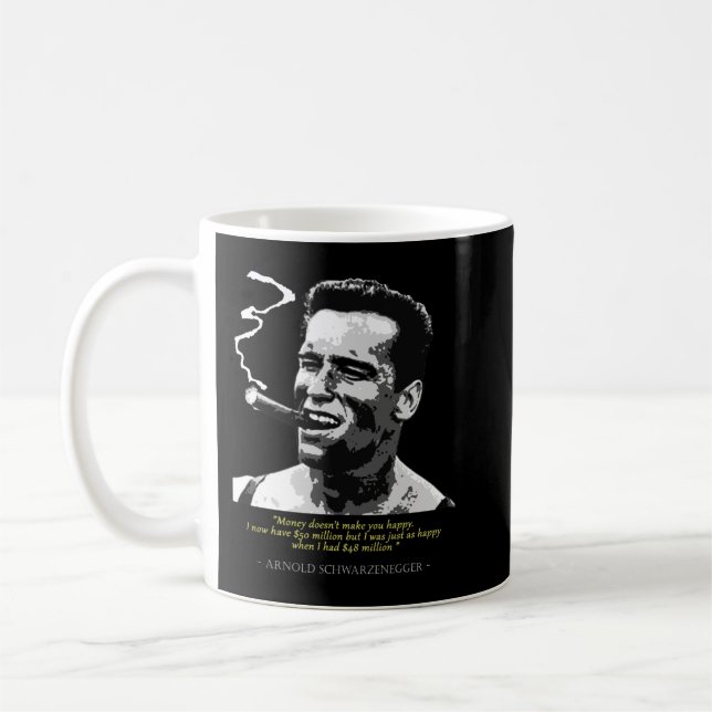 Caneca De Café Proud Arnold Schwarzenegger Cotação (Esquerda)