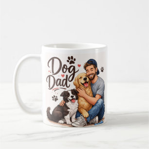 Caneca de Café Proud Dog Dad – Presente para Amant