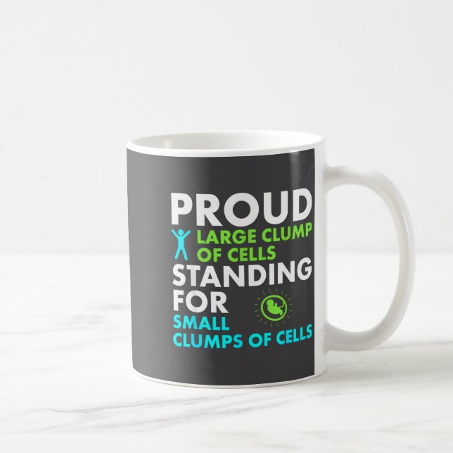 Caneca De Café Proud Large Clump Of Cells Standing For Small Clum (Direita)