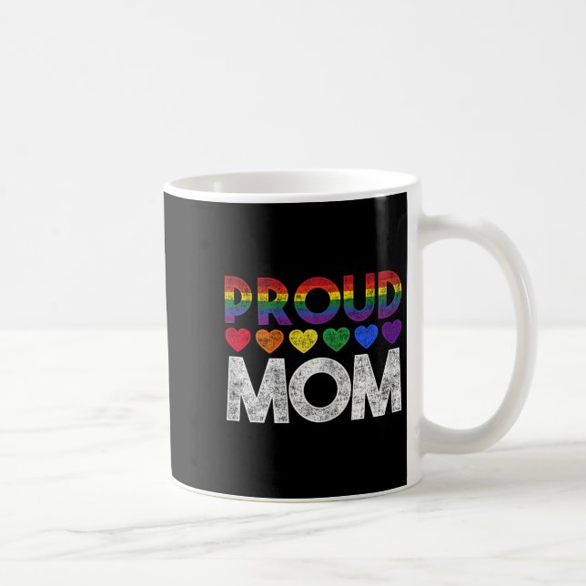 Caneca De Café Proud Mom Lgbt  (Direita)