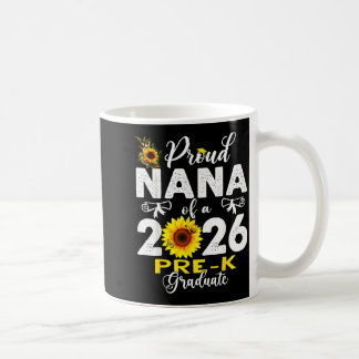 Caneca De Café Proud nana of 2026 pre-k graduate mothers day