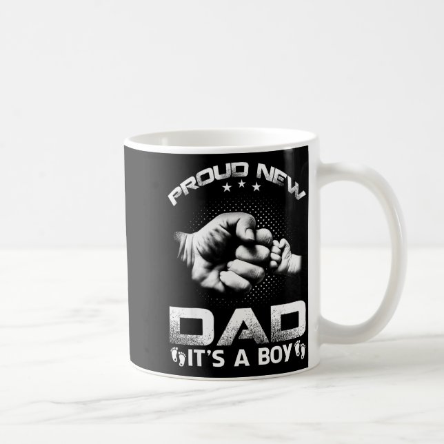 Caneca De Café Proud New Dad It's A Boy  (Direita)