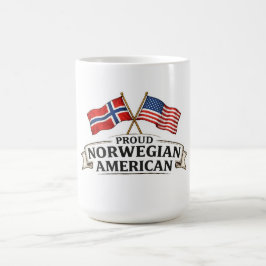 Caneca De Café Proud Norwegian American Coffee Mug