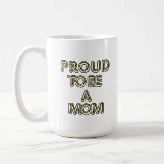 Caneca De Café Proud To Be A Mom Mug (Esquerda)
