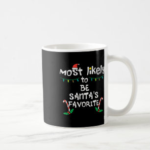 Caneca De Café Provavelmente Santas Favorito Match da Família Nat