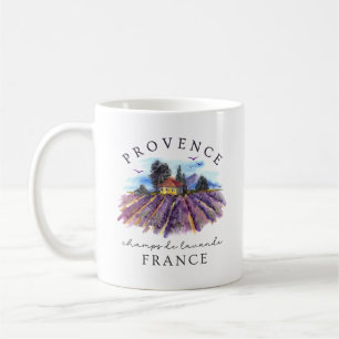 Caneca De Café Provença França – Campos de Lavanda