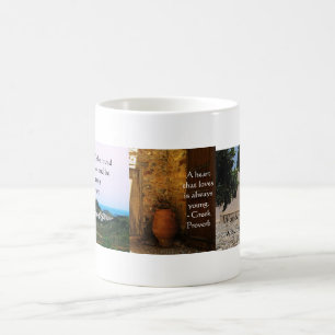 Caneca De Café Provérbio grego sobre o amor