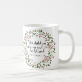 Caneca De Café Provérbios 31 Seus Filhos a Chamam de Bem-Aventura