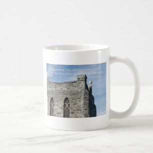 Caneca De Café Proverbs 18:10 Nome do Senhor uma Torre Forte