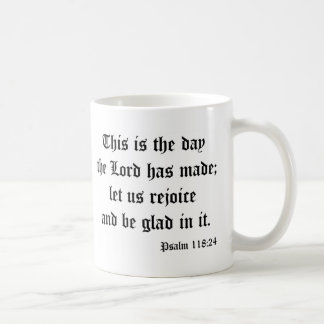 Caneca De Café Psalm118: 24