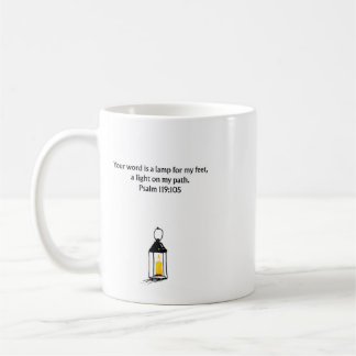 Caneca De Café Psalm 119:105 Christian Mug | Inspirational Coffee