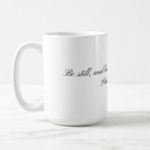 Caneca De Café Psalm 46:10,:Caneca de Presente
