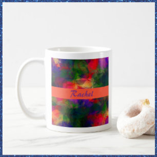 Caneca De Café Psicedélica Vibrante