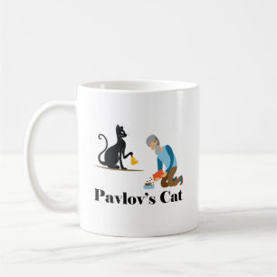 Caneca De Café Psicologia Gata de Pavlov