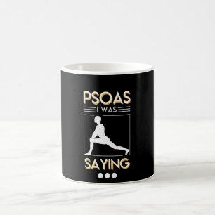 Caneca De Café Psoas da fisioterapia eu dizia a camisa