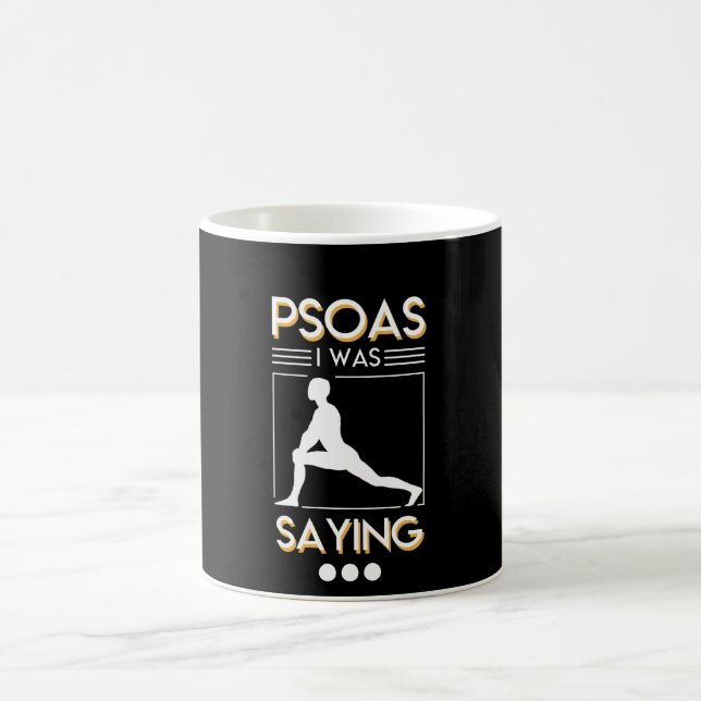 Caneca De Café Psoas da fisioterapia eu dizia a camisa (Centro)