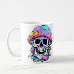 Caneca De Café Psychedelic Forest Festival Edm Crânio Dj