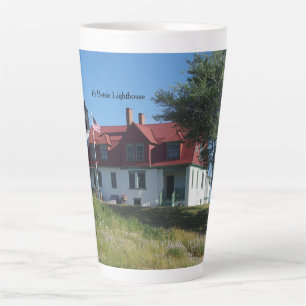 Caneca de Café Pt Betsie Lighthouse Latte