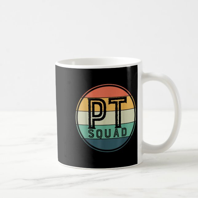 Caneca De Café Pt Squad Retro Physical Therapy  (Direita)