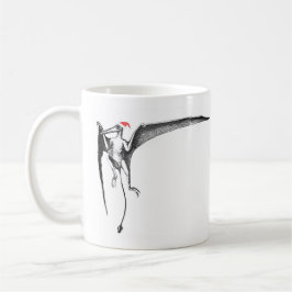 Caneca De Café Pterodátilo de Natal