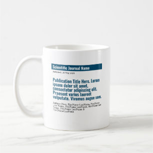 Caneca De Café Publicação Personalizada Classic 15oz Mug - Azul