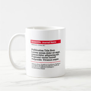Caneca De Café Publicação Personalizada Classic Mug - Vermelho
