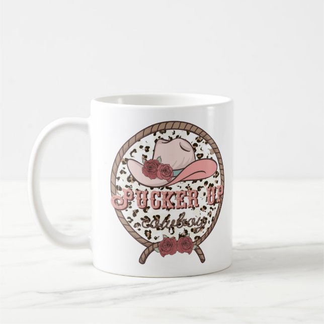 Caneca De Café Pucker Up Cowboy (Esquerda)
