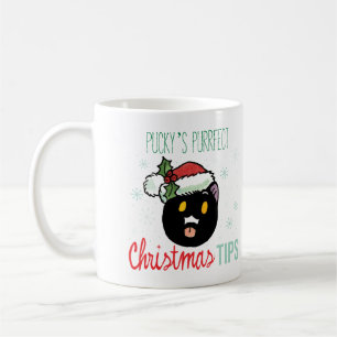 Caneca De Café Pucky's Purrfect Christmas Tips Mug