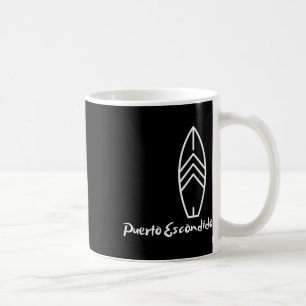 Caneca De Café Puerto Escondido, Amante do Surfe, Férias na Praia