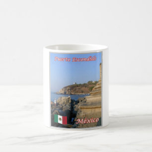 Caneca De Café Puerto Escondido - El Faro - Oaxara - México -
