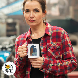 Caneca De Café Puerto Rico Morro Garita At Night Arc