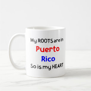 Caneca De Café puerto rico raízes