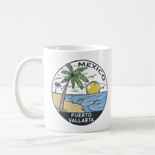 Caneca De Café Puerto Vallarta Mexico Vintage