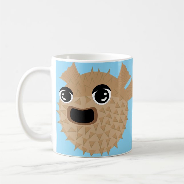 Caneca De Café Puffer Fish (Esquerda)