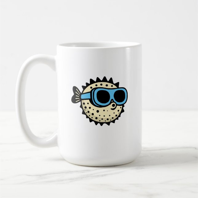 Caneca De Café Pufferfish (Esquerda)
