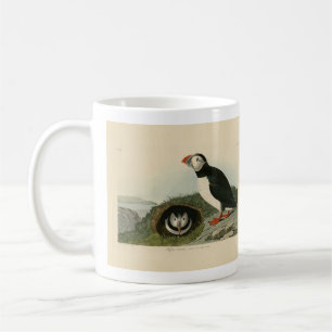 Caneca De Café Puffin Atlântico das Aves da América de Audubon